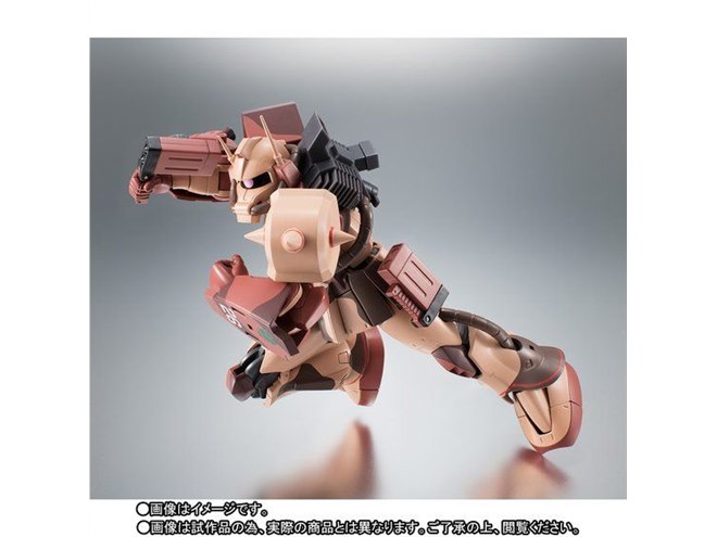 バンダイ、「ザク・デザートタイプ」の迷彩仕様フィギュアを