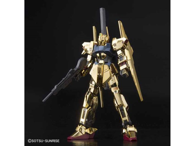 クリアカラー「SDガンダム」とゴールドコーティング「百式」のガンプラ