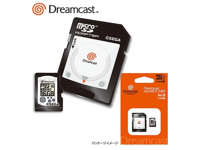 メガドラ」「サターン」「ドリキャス」microSD＋SDアダプタ