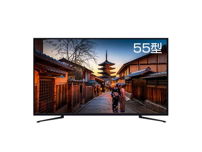 59,800円、maxzenがHDD録画対応の55V型4K液晶テレビ「JU55SK04」発売