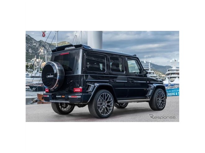 メルセデスベンツBRABUS 700 エンブレム 艶ありグロスブラック黒