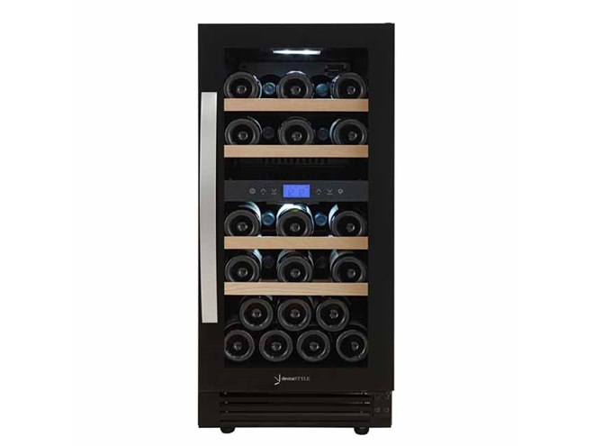コンパクトながら、27本収納できるツインルームワインセラー コンパクトながら、27本収納できるツインルームワインセラー