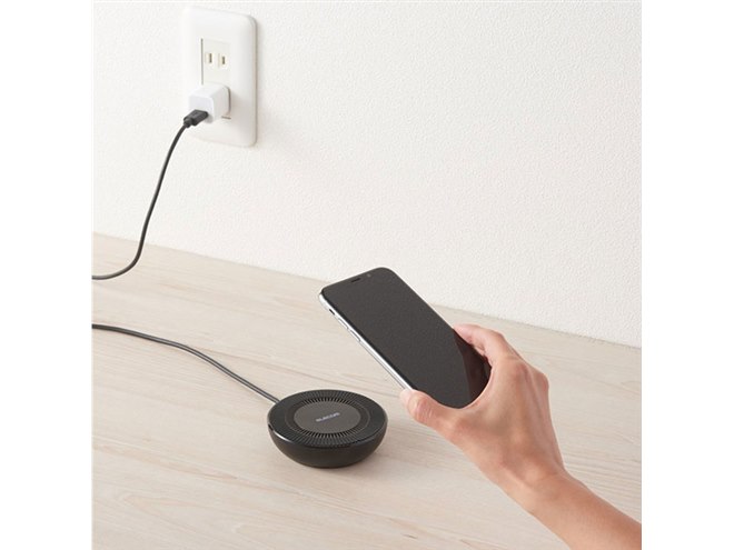 エレコム、冷却ファンを搭載したワイヤレス充電器「W-QA06」 - 価格.com