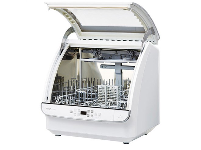 AQUA電気食器洗い機 AQUA、共働き世帯向けの送風乾燥機能付き食器洗い器「ADW-GM1