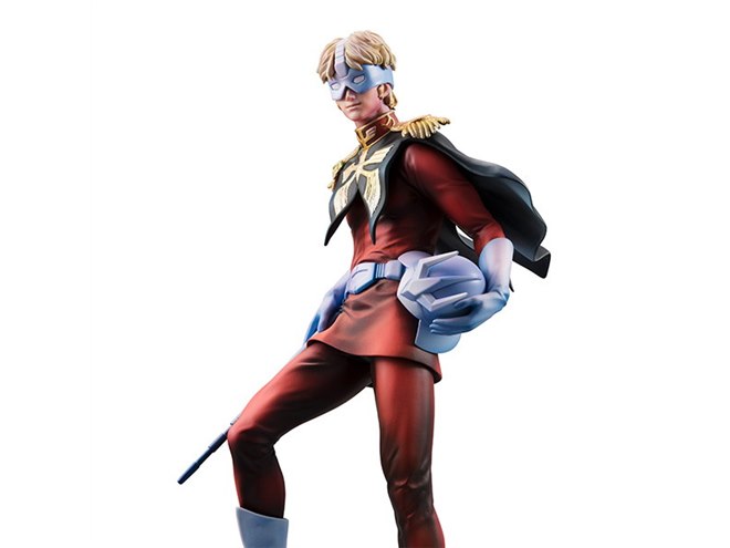 GGG シャア・アズナブル 1/8 アートグラフィックス 完成品フィギュア シャア・アズナブル、イラスト風を意識した“美麗カラーリング”の彩色
