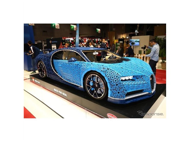 レゴが実物大 ブガッティ シロン 発表、モーターで動く…パリモーター