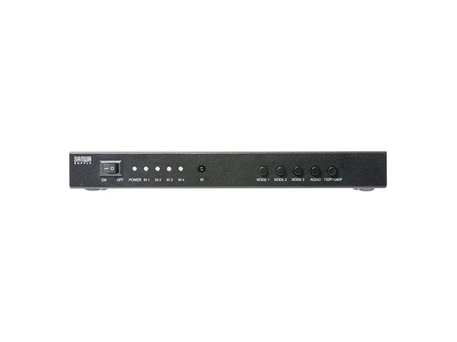 サンワダイレクト HDMI切替器 4入力1出力 400-SW030 画面分割 HDMI切替器 4入力 1出力 4画面分割 高速切替 マルチ