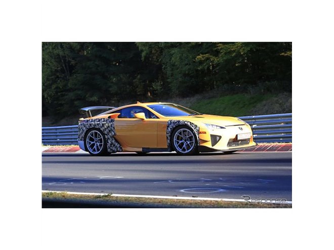 謎のレクサス LFA をニュルで目撃、トヨタGRのハイパーカー開発車両か