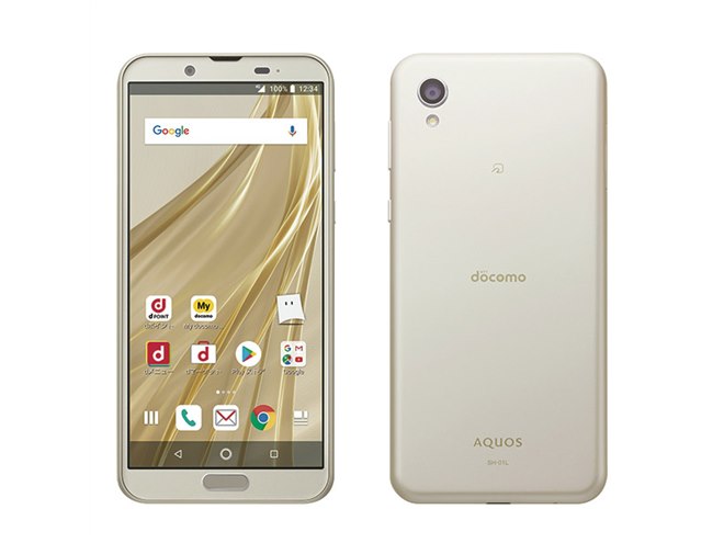ドコモ、フルHD＋のIGZOディスプレイを搭載した5.5型「AQUOS