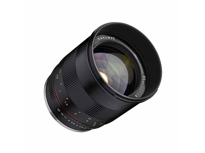 サムヤン、ミラーレスカメラ用中望遠レンズ「85mm F1.8 ED UMC CS