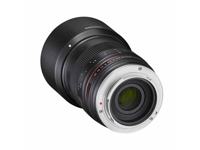 SAMYANG F1.8/85mm ミラーレスカメラ用 サムヤン、ミラーレスカメラ用中望遠レンズ「85mm F1.8 ED UMC CS
