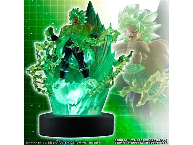 ドラゴンボール超　映画版フィギュア4体セット 発光ギミック付きの「超サイヤ人ブロリーフルパワー」など
