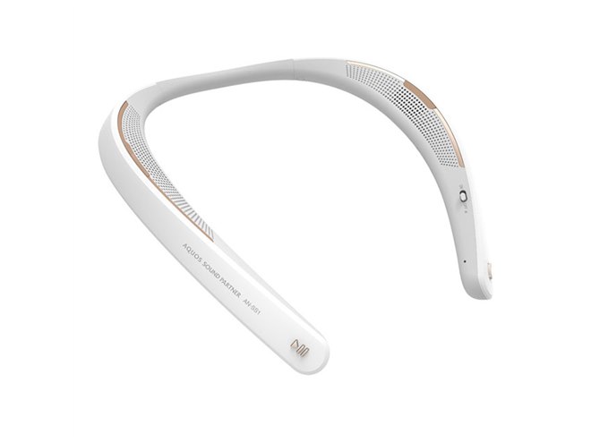 SOUND PARTNER AN-SS1 ネックスピーカー AQUOS 首に掛ける異色のスピーカー、シャープ「サウンドパートナー」を