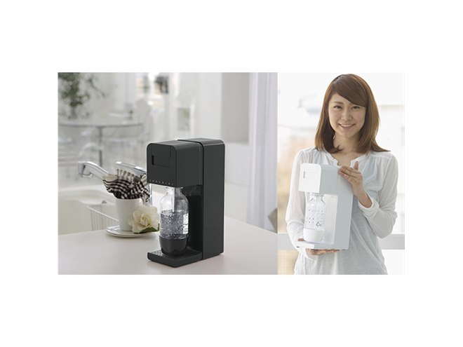 コンパクトな飲みきりサイズ350mlの炭酸水メーカー 「ソーダミニII