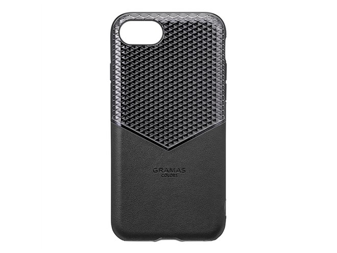 坂本ラヂヲ R08L062W 坂本ラヂヲ、ブラッククロムと本革を組み合わせたiPhone 8/7/6s/6用