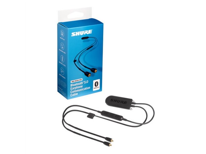Shure、独自設計のアンプを装備したBluetooth 5.0対応ケーブル「RMCE