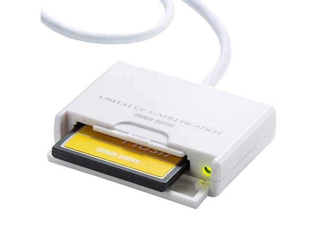 サンワ、USB 3.1 Gen1対応のCFカードリーダー「ADR-CFU3H」 - 価格.com