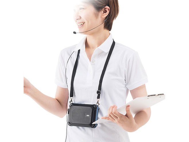 サンワ、防水ハンズフリー拡声器スピーカー「400-SP080」 - 価格.com