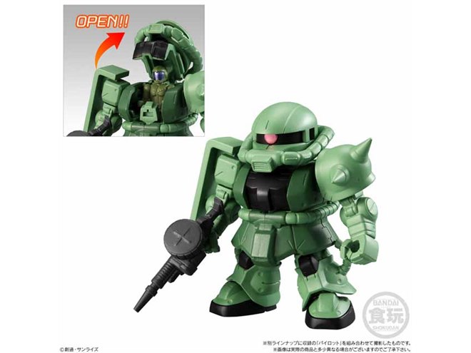 機動戦士ガンダム」可動パイロットがMSに乗り込む、食玩新シリーズ 機動戦士ガンダム」可動パイロットがMSに乗り込む、食玩新シリーズ