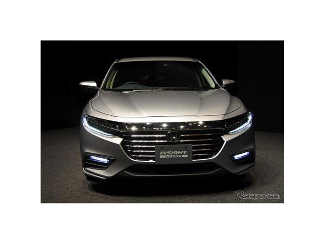 ホンダ インサイト 新型、日本専用のフロントグリルとリアスポイラーを