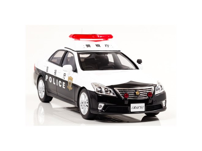 レイズ ヒコセブントヨタクラウン(GRS202) 静岡県警高速道路交通警察隊車両 1/43 トヨタ クラウン (GRS202) 2011 静岡県警察高速道路交通
