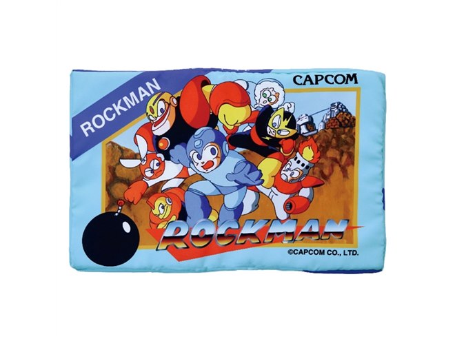 ロックマン　ファミコンカセット　クッション ロックマンファミコンカセットクッション