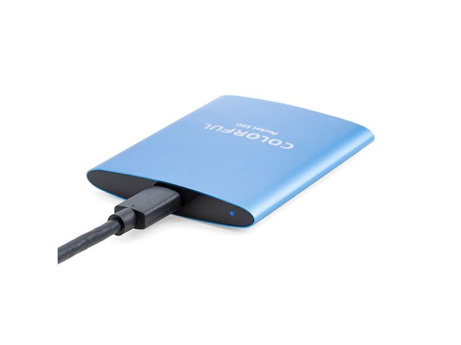 外付けハードディスク・ドライブ COLORFUL Pocket SSD 500GB Colorful、手のひらサイズのポータブルSSD「P100 500GB」 - 価格.com