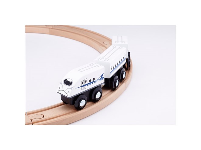 【非売品 希少】moku train 三陸鉄道 花巻おもちゃ美術館 ポポンデッタ ポポンデッタ、木の鉄道おもちゃになった日本の新幹線「moku TRAIN」5