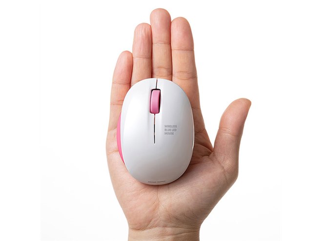 サンワ、手のひらサイズでエルゴノミクス形状を採用したマウス - 価格.com