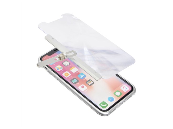 スマホの字が小さくて読めない！」を解消、ルーペ付きiPhone X/XS