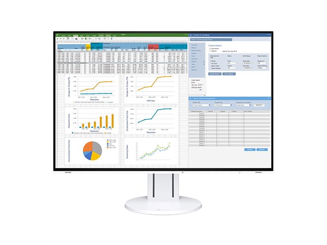 EIZO、デイジーチェーン接続に対応した24.1型液晶「FlexScan