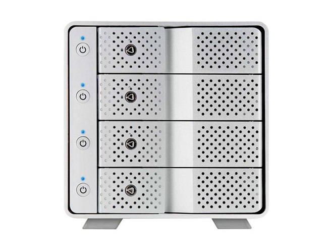 センチュリー、USB3.1 Gen.2でアルミボディを採用した4Bay多段ケース