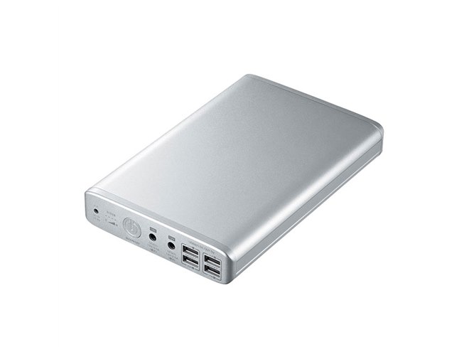 サンワ、ノートパソコンも充電できる大容量モバイルバッテリー「BTL