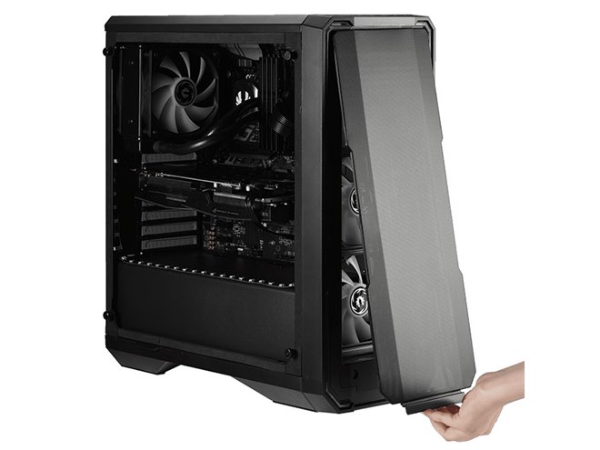 ブラック PCケース 透明パネル 赤色LED ヨドバシ.com - Bitfenix ビットフェニックス microATX対応