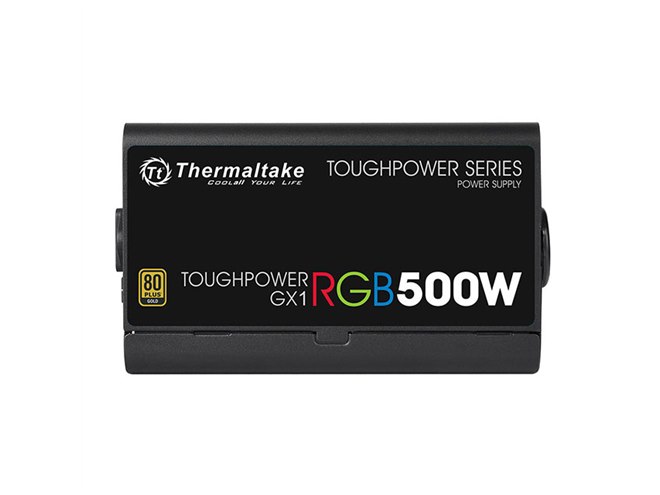Thermaltake、80PLUS GOLD認定でRGBファンを搭載したATX電源