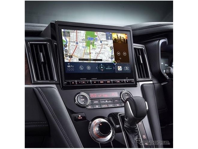 四分割画面のクラリオン「クワッドビューナビ」、三菱 デリカD：5 新型