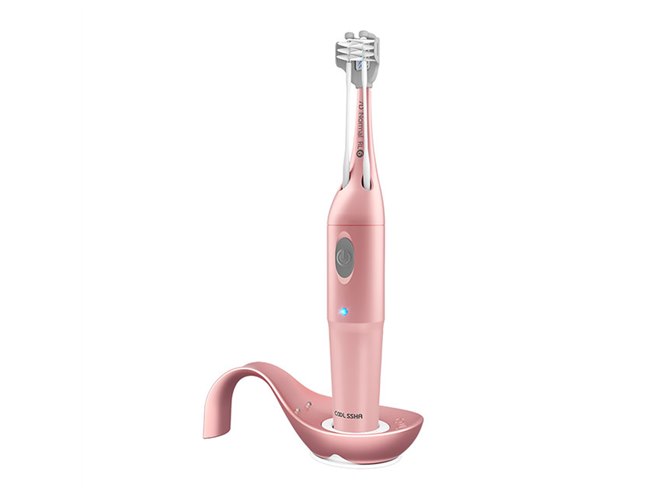 MEDIK、3方向から磨ける新方式の電動歯ブラシ「COOLSSHA」 - 価格.com