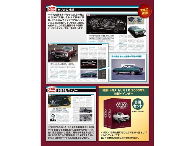 70年代の勇者セリカリフトバックをつくる！「週刊 トヨタ セリカ LB 2000GT」創刊 - 価格.com