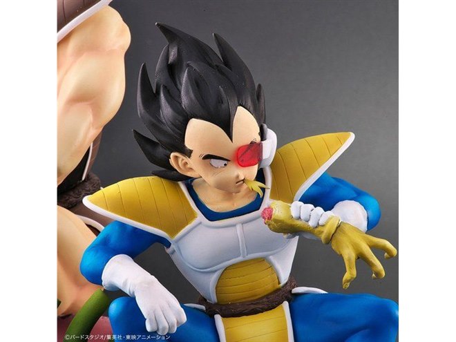 27,000円、「ドラゴンボールZ」ベジータの初登場シーンを劇中そのまま立体化 - 価格.com