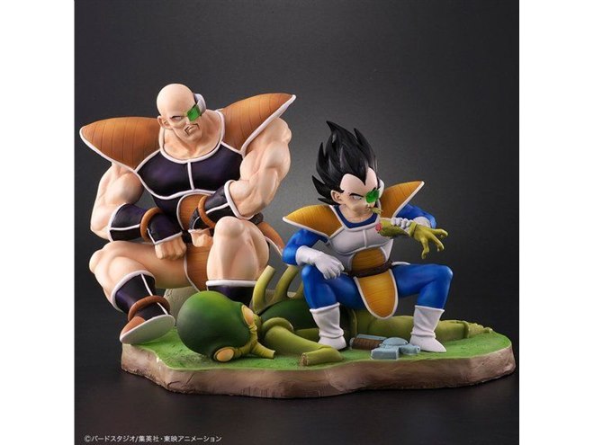 27,000円、「ドラゴンボールZ」ベジータの初登場シーンを劇中そのまま立体化 - 価格.com