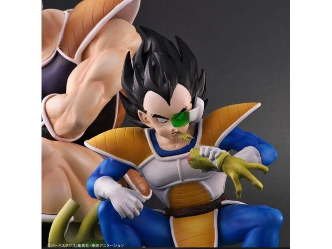 27,000円、「ドラゴンボールZ」ベジータの初登場シーンを劇中そのまま立体化 - 価格.com