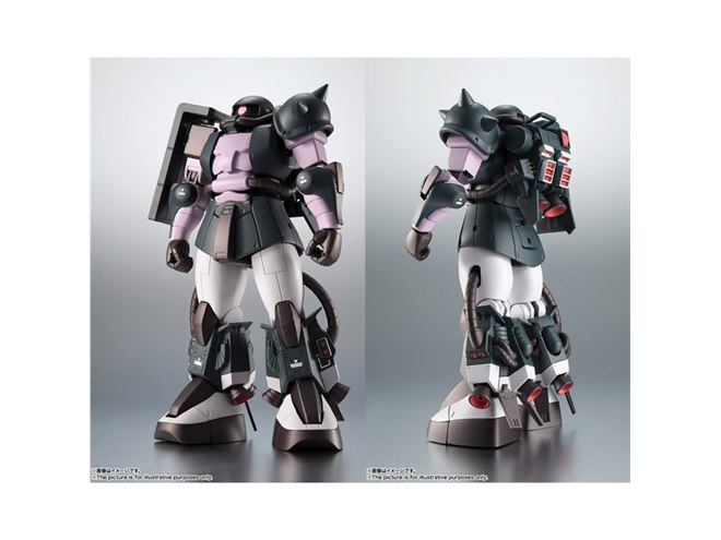 黒い三連星仕様”の高機動型ザクII、ROBOT魂 ver. A.N.I.M.E.