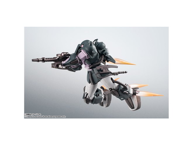 黒い三連星仕様”の高機動型ザクII、ROBOT魂 ver. A.N.I.M.E.フィギュア