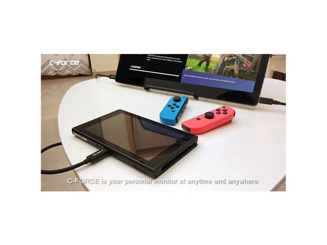 Nintendo Switch対応 モバイルモニター C-Force CF011 USB Type-C対応の15.6型モバイルディスプレイ「CF011