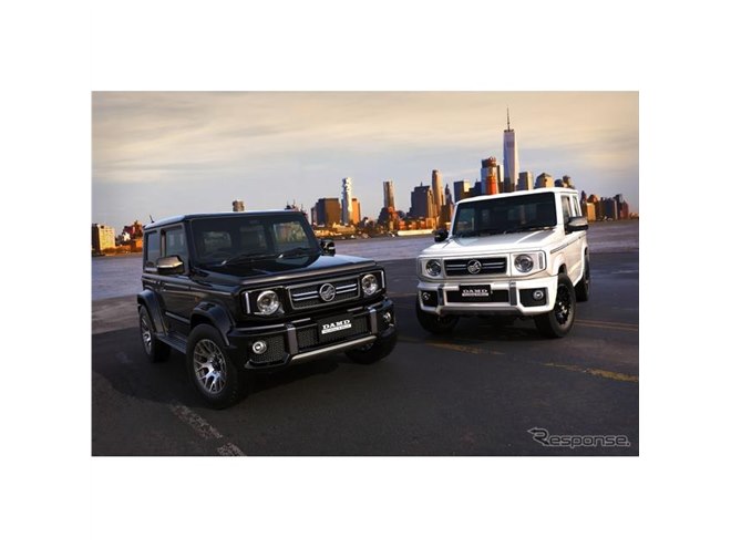ジムニー をAMG G63＆ディフェンダー風にカスタム、ダムドが東京