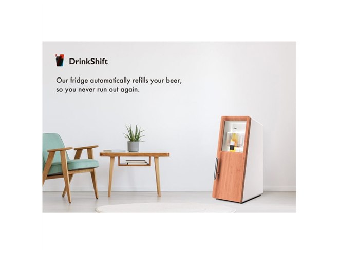 好きなビールを最適なタイミングで届ける」冷蔵庫、CES 2019で展示へ