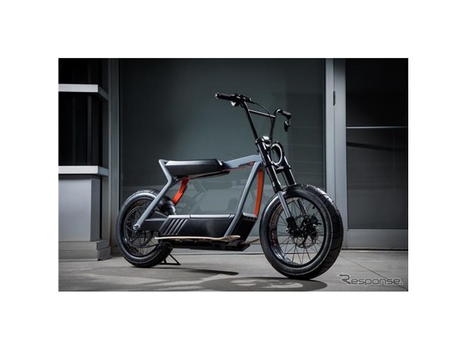 ハーレータイプの電気バイク！！おまけ1台付き！！ ハーレーの電動バイクが話題沸騰に マーベル・スタジオ展で日本初登場