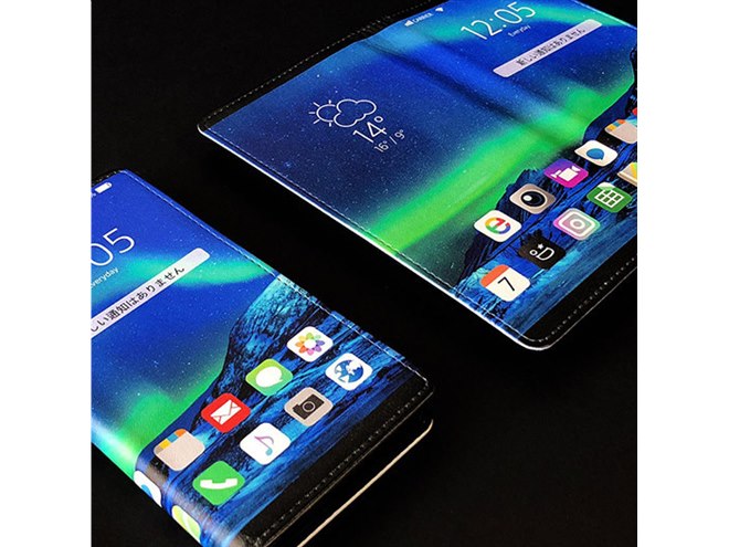 まるで「折りたたみ式スマホ」のようなデザインの手帳型ケースが発売