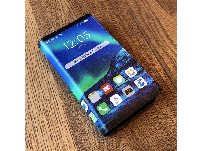 まるで「折りたたみ式スマホ」のようなデザインの手帳型ケースが発売