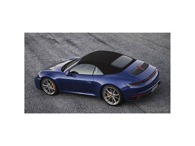 ポルシェ 911 カブリオレ 新型、450馬力ツインターボ搭載…ルーフ開閉は